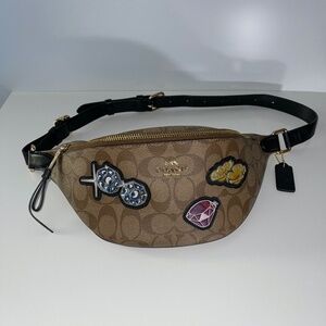 Disney X‎ Coach Belt Bag In Signature Canvas With Snow White Limited Edition